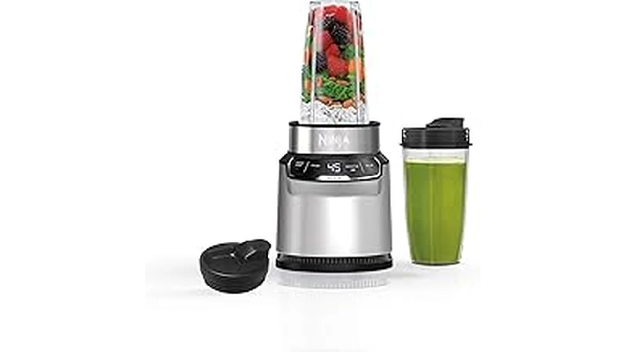 The image shows a selection of five sleek, modern blenders suitable for making popular smoothies.